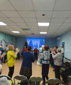 Новогодний концерт в КЦСОН 3