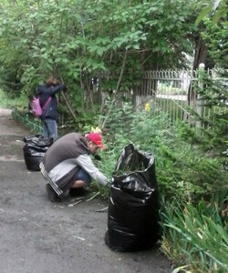 Трудовой десант в действии!